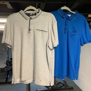 Two Calvin Klein polos